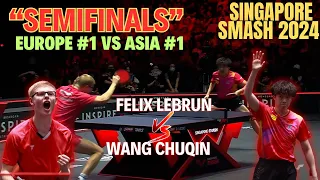 Clash of #1's!! WANG CHUQIN vs FELIX LEBRUN in Singapore Smash 2024 | PPTV Analysis and Review