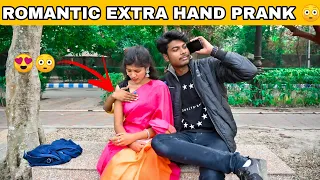 Romantic Extra hand Prank On Cute girls | Part 5 | Extra hand prank | With twist | It's a_SRS_Prank