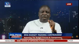 Politics Today: Appropriation Committee Member, Reyenieju, Says 2016 Budget Was Padded Pt. 1