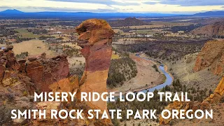 MISERY RIDGE LOOP TRAIL SMITH ROCK STATE PARK OREGON