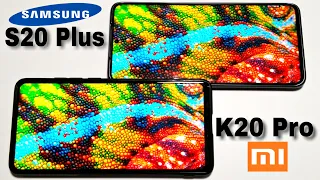Samsung Galaxy S20 Plus Vs Redmi K20 Pro | Full Display Test | PhotoVideo Test, RGB Colour Test