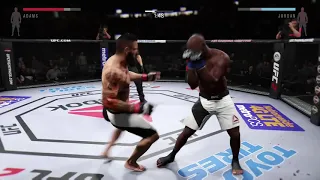 UFC 2 Ultimate Team leg kick TKO!!!!!!!!!!!!(First)