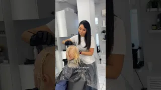 Тотал блонд 💇🏼‍♀️ #колористмосква #окрашиваниеволосмосква #новыйобраз