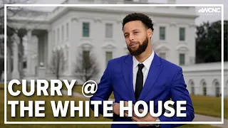 Steph Curry, Golden State Warriors visit White House