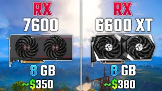 AMD RX 7600 vs RX 6600 XT | Test in 7 Games