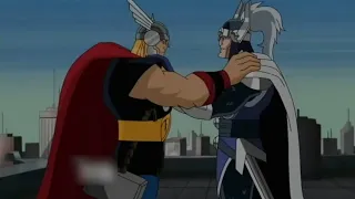 Thor Meets Balder the Brave The Avengers Earths Mightiest Heroes S1 E1 Breakout Part 1