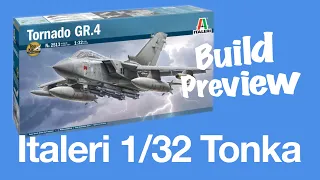 Italeri 1/32 Tornado GR4 build preview