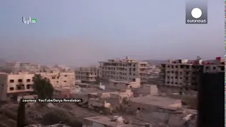 6 barrel bombs cause huge explosion in Syria