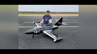 R/C JET CRASH...THE DEATH OF MY F9F PANTHER...