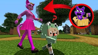 EVIL CATNAP WOMAN BUSCA A LOS SMILING CRITTER!! 😱👾 EN MINECRAFT