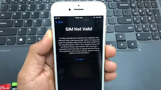 How to Unlock iPhone SIM Not Valid on iPhone 7 IOS14.2 - Network Locked