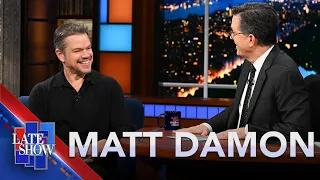 Matt Damon Spent Covid Lockdown "Staggering Distance" From Bono's House In Ireland