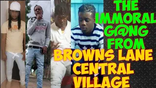 DogMan, ZambieMan, Jubby, Poily & Dadda Bwoy The Immoral G@NG From Browns Lane Central Village