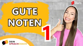 NOTEN IN DER SCHULE (Deutsch lernen | Learn German | neue Wörter lernen | Hörverstehen) #Shorts