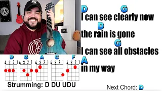 I CAN SEE CLEARLY NOW - Johnny Nash (Ukulele Play Along with Chords and Lyrics)