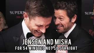 Jensen and Misha for 54 minutes not so straight