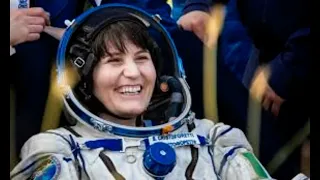 Europe's first female commander of the ISS Samantha Cristoforetti appears from space with her looka