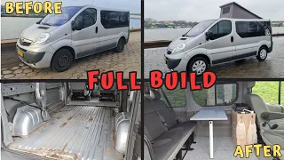 Opel Vivaro Camper conversion | 2 months in 8 min | Very cheap conversion |