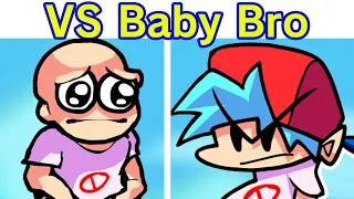 Friday Night Funkin' - VS Baby Blue Brother FULL WEEK + Cutscenes (FNF Mod/Hard) (BF's Baby Bro)