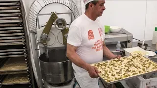 Italy Street Food. 'Farinata' and 'Focaccia'