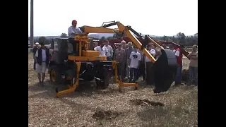 Unimog 411 mit Klaus Bagger