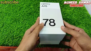 Oppo A78 Unboxing | 8GB 256GB | 67w charger | Snapdragon 680 | in best price