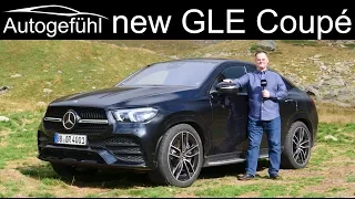 all-new Mercedes GLE Coupé details and driving technology insight! 400d vs 53 AMG