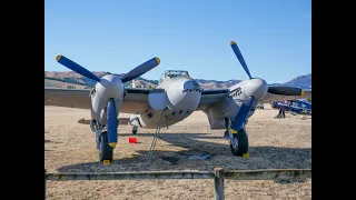 de Havilland Mosquito start up Omaka Feb 2024