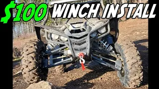 YXZ1000R Winch Bumper Install and Harbor Freight Winch Install | BADLAND 3500 Winch SuperATV Bumper