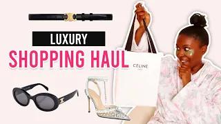 luxury haul | Nordstrom, Celine, Mach & Mach, Saks and More