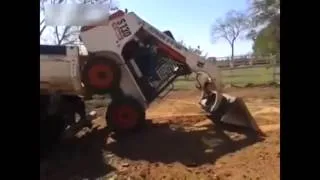 Loading a Bobcat into a truck like a BOSS! Builders Profits style!