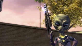 Destroy All Humans! 2 - PS4 Pro Walkthrough Mission 1: Furon Loathing in Bay City