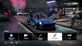 Need for Speed Heat - 2100HP+ NISSAN  FAIRLADY 240ZG (DEVIL-Z) Customization | Real Engine & Sound