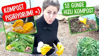 18 GÜNDE KOMPOST YAPIMI | KOMPOST FELSEFESİ | DOĞAL TARIM YÖNTEMLERİ