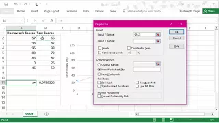 (Linear) Regression Equation on Excel 2016