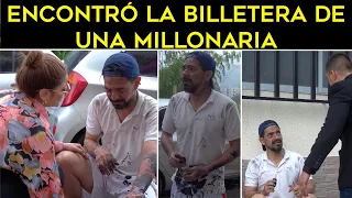 Encontró la billetera de una millonaria al devolverla le cambio la vida