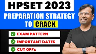HP SET 2023 | Exam Pattern, Exam Dates, CutOff & Eligibility | HP SET Latest Update By GP Sir