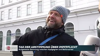 Tag der Abstimmung über Impfpflicht