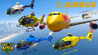 GTA V: Airbus EC-135 T2 Helicopter Best Extreme Longer Crash and Fail Compilation