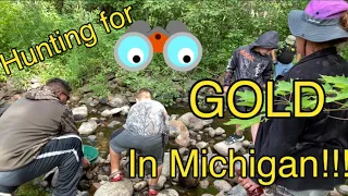 Gold panning in Michigan!!!!