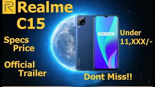 Realme C15 Specifications Trailer & Price | #RealmeC15 #C15