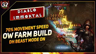 70% Movement Speed - DH Speed Crit Build | Diablo Immortal