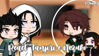 Família Kamado reagindo ao Tanjiro e a Nezuko [shipps] (leia a descrição)