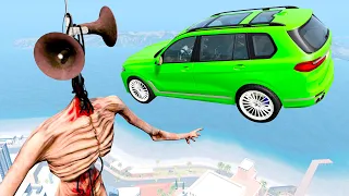 Run From the Monster Of Siren Head & Portal to Another World from Siren Head - BeamNG Drive Game