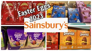 Sainsbury's Chocolate Easter Eggs 2023 - Come Shop With Me - Lark Lemon Shopping