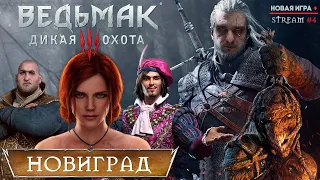 Ведьмак 3 - Новая игра + l Новиград l Стрим #4 l макс. сложность