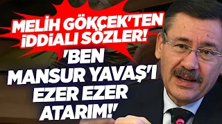 Melih Gökçek'ten İddialı Sözler! 'Ben Mansur Yavaş'ı Ezer Ezer Atarım!' | KRT Haber