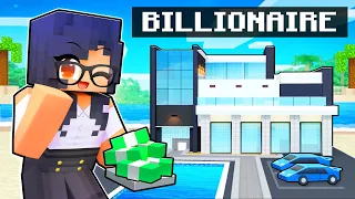 Becoming a BILLIONAIRE'S ASSISTANT in Minecraft!