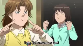 Hajime No Ippo: Rising Funny Moment Kumi vs. Nanako vs. Mari (part 1)