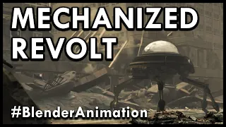 Machine War - Sci Fi Short Animation (Blender 3D)